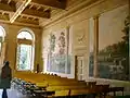 Murals in the salone delle riunioni, or meeting hall (19th century).