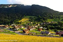 A general view of La Vernaz