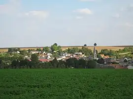 A general view of Saint-Quentin