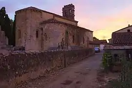 The church in Villeneuve-du-Latou