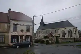 The church of Villeneuve-sur-Fère