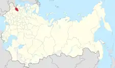 Location in the Russian Empire