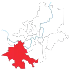 Location of Aukštieji Paneriai