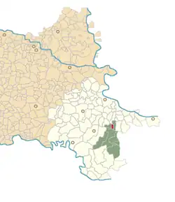 Location of Vinkovački Banovci