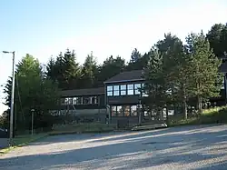 View of the village school