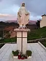 Virgin Mary statue in Ilići, Mostar