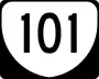 State Route 101 marker