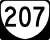 State Route 207 marker