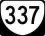 State Route 337 marker