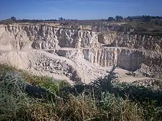 A quarry in Chapadmalal