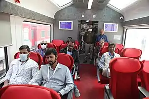 Vistadome Coach of Kevadiya-Ahmedabad Janshatabdi Express