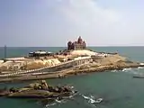 Vivekananda Rock Memorial from afar