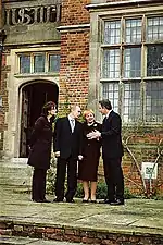 Tony and Cherie Blair with Vladimir Putin and Lyudmila Putina, 21 December 2001