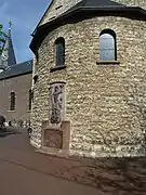 Monument near church