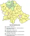 Ethnic structure of Vojvodina by municipalities in 2011.