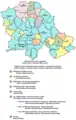 Election map of Vojvodina from 2004 - results of municipal elections.