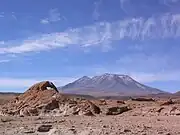 Ollagüe seen from Bolivia.