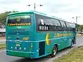 Volvo B7R with an AGA polaris body, in Colombia, operated by the Libertadores service of coflonorte ltda