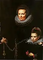 Portrait of Mother and Daughter, Cornelis de Vos