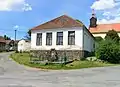 Old school in Martinice, part of Votice