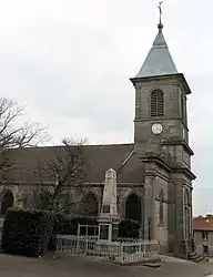 The church in Vougécourt