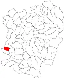 Location in Caraș-Severin County