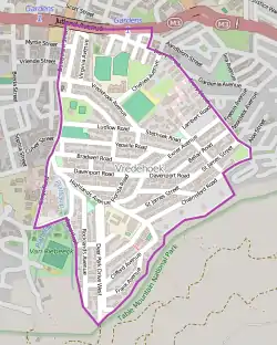 Street map of Vredehoek