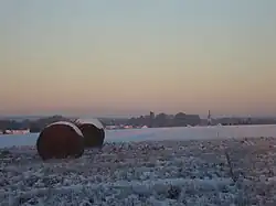 Thymerais landscape in the winter near Senonches