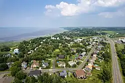 Aerial view of Saint-Antoine-de-Tilly