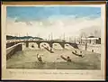 Vue d'optique of the Bridge of La Concorde, Printed in Paris