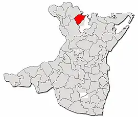 Location in Constanța County