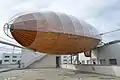 Gulliver "airship" auditorium at the DOX Center for contemporary art