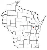 Location of Black Creek, Wisconsin