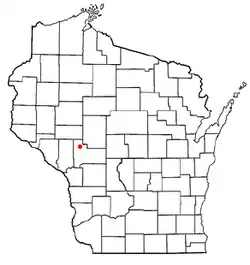 Location of Garden Valley, Wisconsin