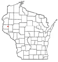 Location of Glenwood, Wisconsin