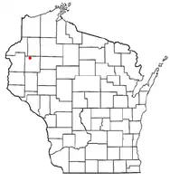 Location of Lakeland, Wisconsin