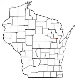 Location of Morgan, Wisconsin