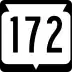 State Trunk Highway 172 marker