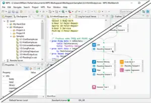 WPS Workbench running on Windows 10