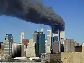 Image 3Lower Manhattan on September 11, 2001. (from History of New York City (1978–present))