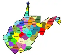 Image 31Map of West Virginia counties (from West Virginia)