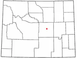 Location of Powder River, Wyoming