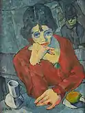 Woman in a Café