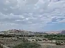 The Wadi Qor facing north at Huwailat