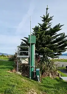 Photo of bore pipe protuding from ground