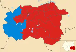 2018 results map