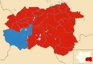 2016 results map