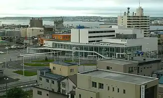 View of the surrounding area of the station, July 2012