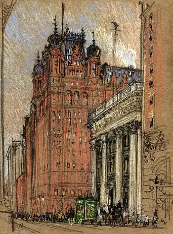 Image 59Waldorf Astoria New York by Joseph Pennell (1860–1926)  (from Portal:Architecture/Travel images)