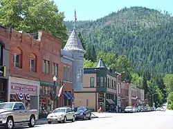 Buildings in Wallace's historic district